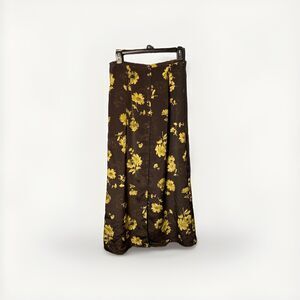 M.J.Carroll Women's Full Length Skirt No Lining See Through‎ Medium